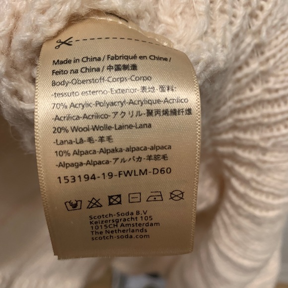 Cute white wool and polyester top - Picture 4 of 6